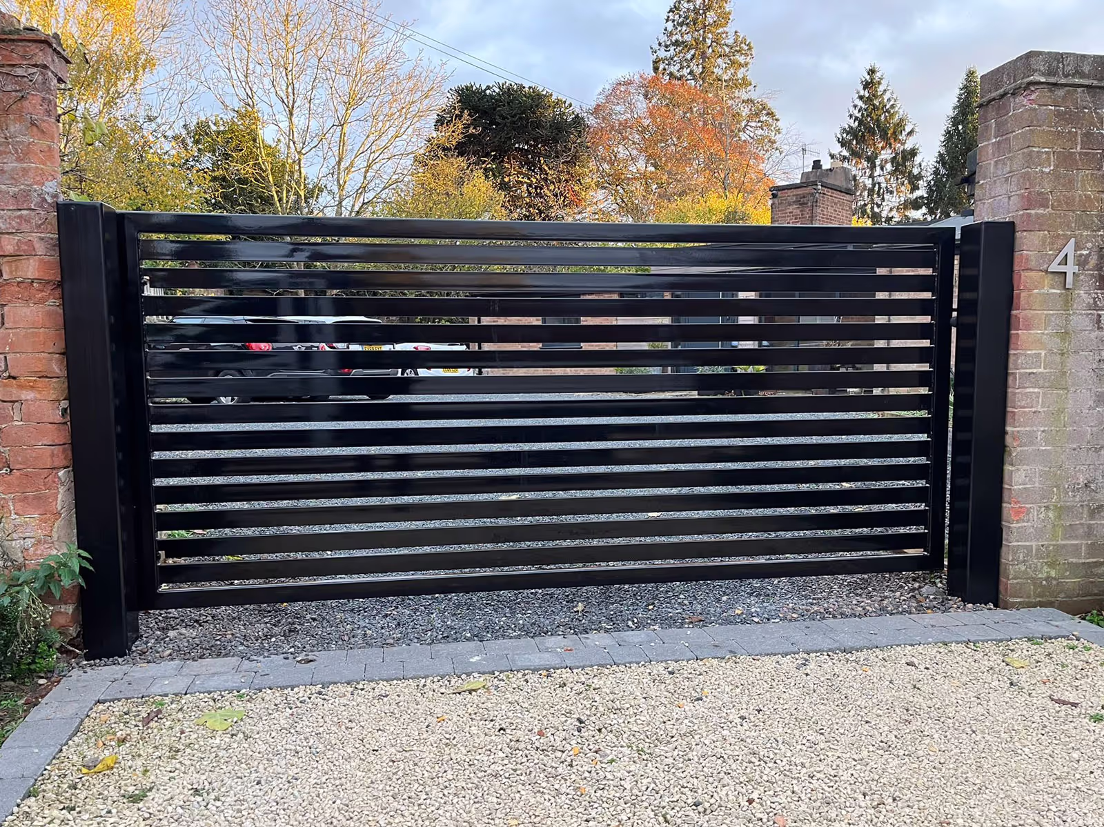 Powder coated Residential gate