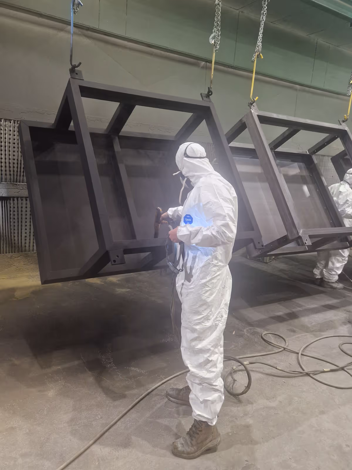 Powder coating workshop in Coventry