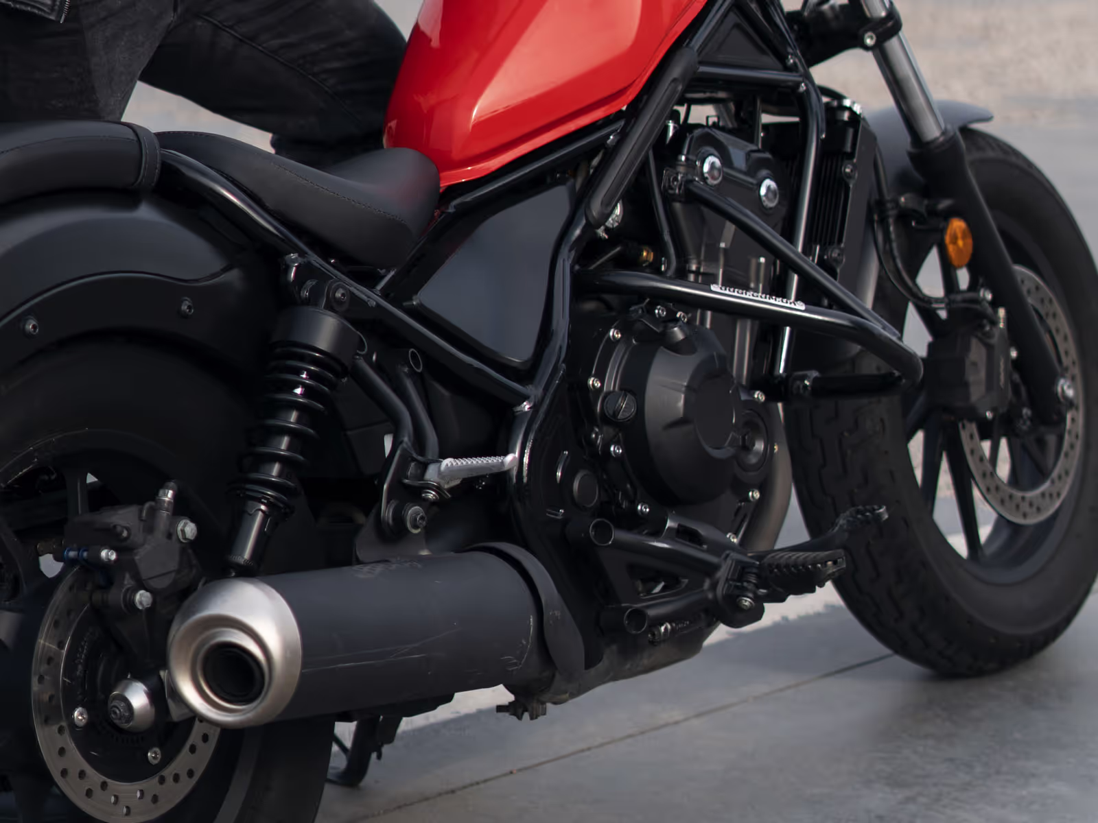 Powder coated Motorbike frame